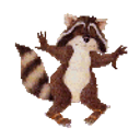 Racoon Potty Dance emoji