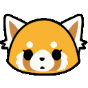 Aggretsuko Rage emoji