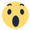 Fb Wow Dark emoji