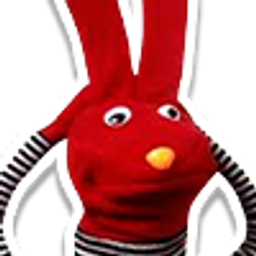 Red Bunny Confused emoji